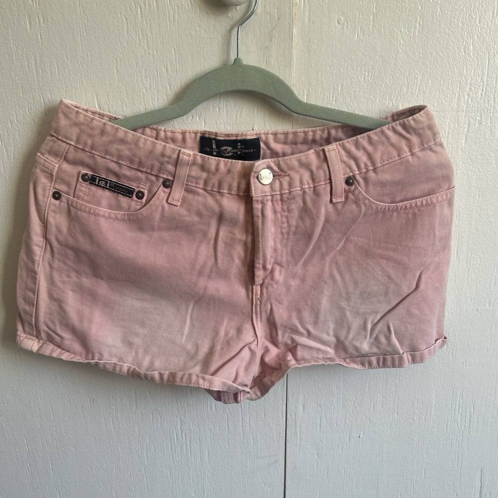 Pink Denim Women's Shorts